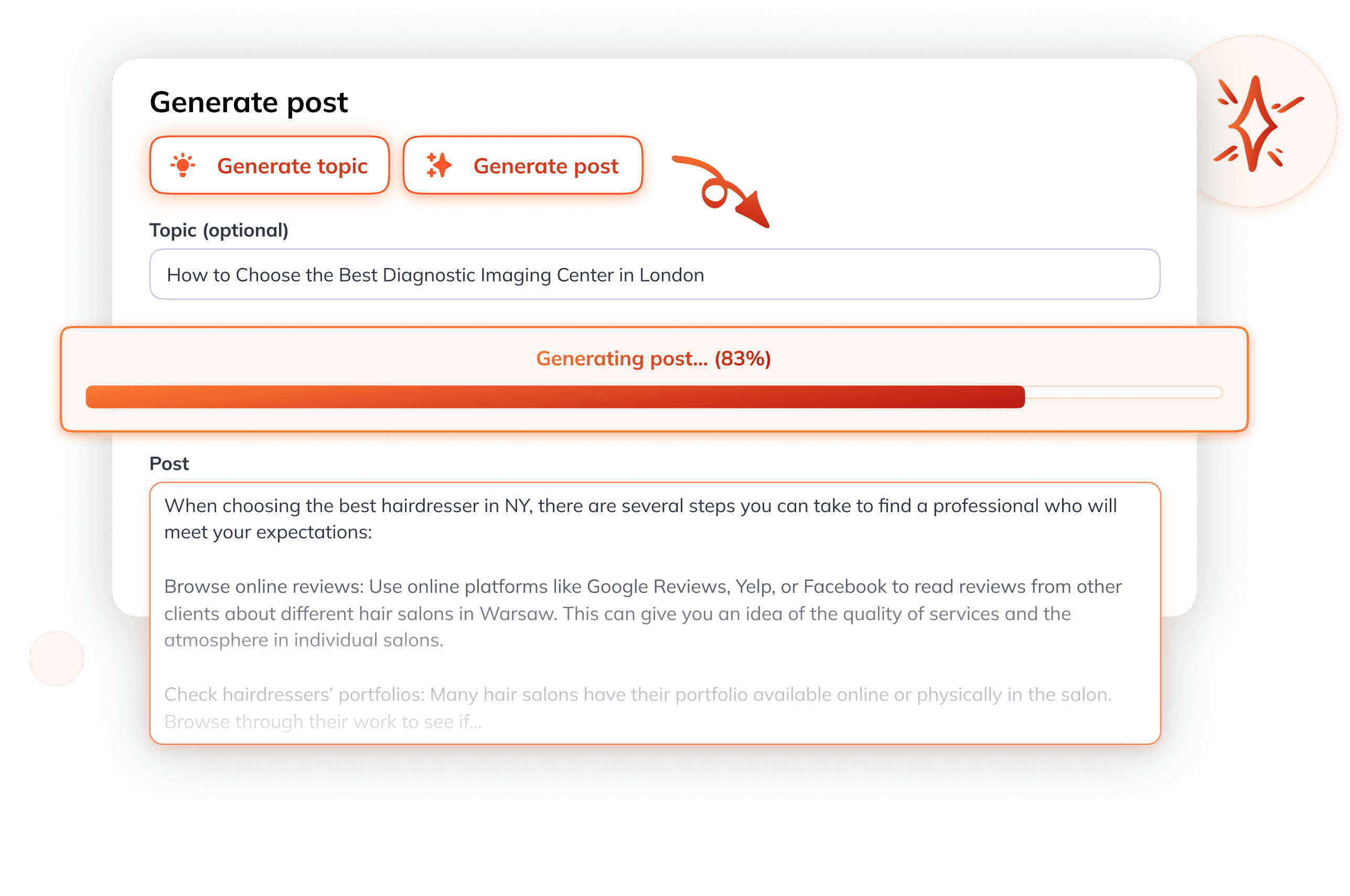 AI Post Writer