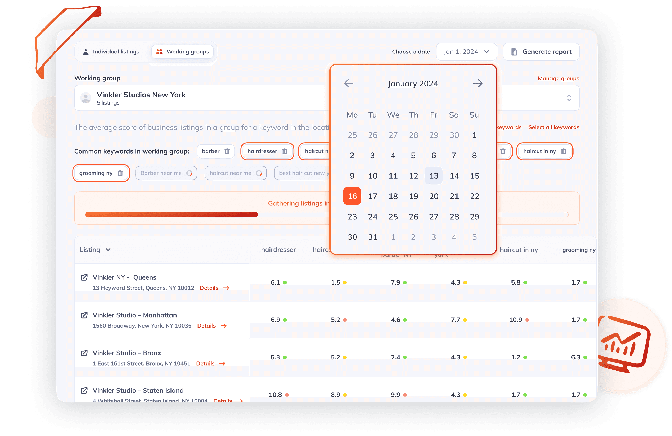 Daily Keyword Rank Tracker